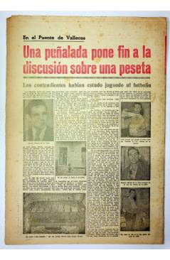 Contracubierta de EL CASO. SEMANARIO DE SUCESOS 288. 9 DE NOVIEMBRE DE 1957 (Vvaa) Prensa Castellana 1957