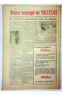 Contracubierta de EL CASO. SEMANARIO DE SUCESOS 289. 16 DE NOVIEMBRE DE 1957 (Vvaa) Prensa Castellana 1957