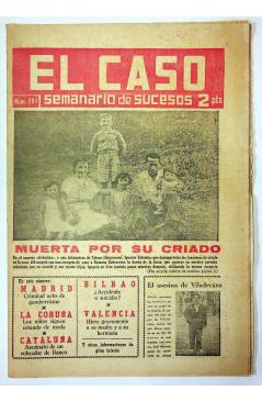 Cubierta de EL CASO. SEMANARIO DE SUCESOS 291. 30 DE NOVIEMBRE DE 1957 (Vvaa) Prensa Castellana 1957