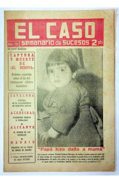 Cubierta de EL CASO. SEMANARIO DE SUCESOS 292. 7 DE DICIEMBRE DE 1957 (Vvaa) Prensa Castellana 1957