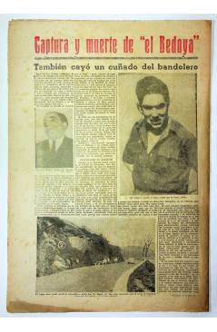 Contracubierta de EL CASO. SEMANARIO DE SUCESOS 292. 7 DE DICIEMBRE DE 1957 (Vvaa) Prensa Castellana 1957
