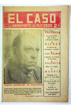 Cubierta de EL CASO. SEMANARIO DE SUCESOS 293. 14 DE DICIEMBRE DE 1957 (Vvaa) Prensa Castellana 1957