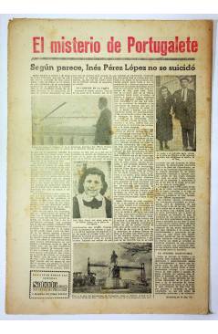 Contracubierta de EL CASO. SEMANARIO DE SUCESOS 293. 14 DE DICIEMBRE DE 1957 (Vvaa) Prensa Castellana 1957
