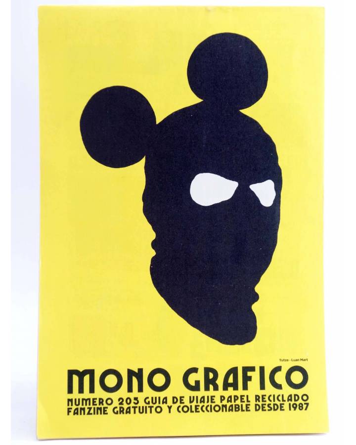 Cubierta de FANZINE MONO GRÁFICO 205 (Vvaa) Monográfico.net Circa 2018