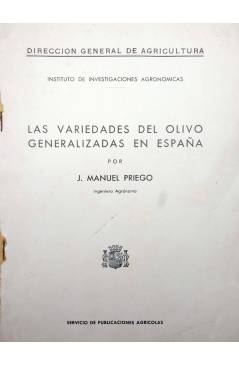 Muestra 1 de LAS VARIEDADES DEL OLIVO GENERALIZADAS EN ESPAÑA (J. Manuel Priego) Servicio de Publicaciones Agrícolas Cir