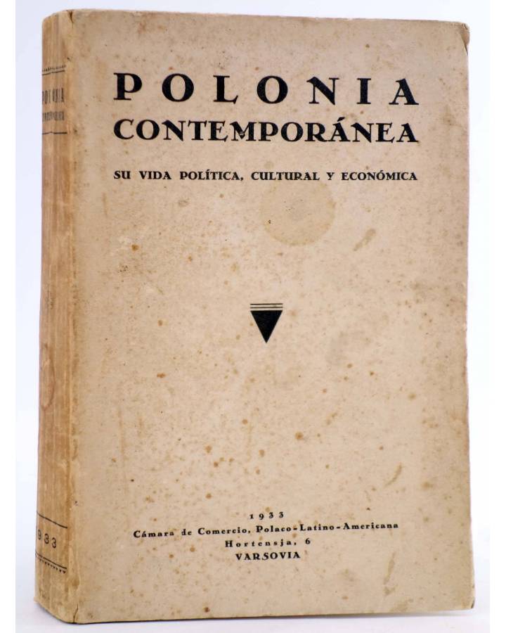 Cubierta de POLONIA CONTEMPORÁNEA. SU VIDA POLÍTICA CULTURAL Y ECONÓMICA (Vvaa) Cámara de Comercio Polaco-Latino-America