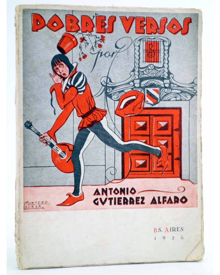 Cubierta de POBRES VERSOS (Antonio Gutiérrez Alfaro) Ruiz Hermanos 1926