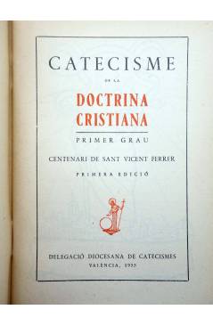 Muestra 1 de CATECISME DE LA DOCTRINA CRISTIANA. PRIMER GRAU.. Delegació Diocesana de Catecismes 1955