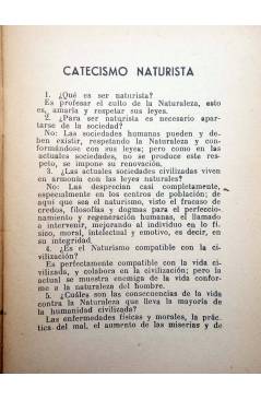 Muestra 1 de CATECISMO NATURISTA.. Sagitario 1935