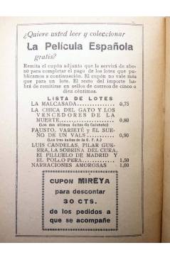 Muestra 3 de LA PELÍCULA ESPAÑOLA 9. DIEGO CORRIENTES. Mireya Circa 1930