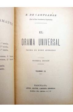 Muestra 1 de COLECCIÓN DIAMANTE 9. EL DRAMA UNIVERSAL. TOMO II (R. De Campoamor) Antonio López Circa 1900
