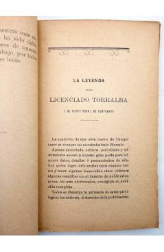 Muestra 2 de COLECCIÓN DIAMANTE 10. EL LICENCIADO TORRALBA (R. De Campoamor) Antonio López Circa 1900