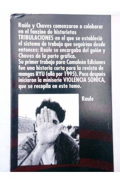 Muestra 1 de VIOLENCIA SÓNICA 1 A 3. COMPLETA EN UN TOMO (Raule / Chaves) Camaleón 1995
