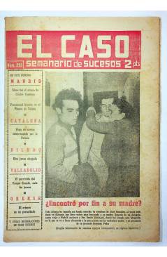 Cubierta de EL CASO. SEMANARIO DE SUCESOS 298. 18 DE ENERO DE 1958 (Vvaa) Prensa Castellana 1958