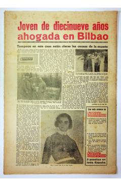 Contracubierta de EL CASO. SEMANARIO DE SUCESOS 298. 18 DE ENERO DE 1958 (Vvaa) Prensa Castellana 1958