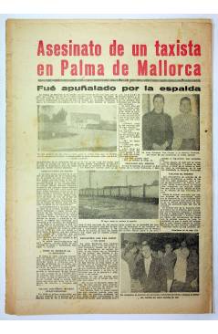 Contracubierta de EL CASO. SEMANARIO DE SUCESOS 311. 19 DE ABRIL DE 1958 (Vvaa) Prensa Castellana 1958