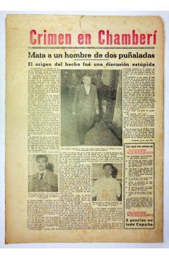 Contracubierta de EL CASO. SEMANARIO DE SUCESOS 315. 17 DE MAYO DE 1958 (Vvaa) Prensa Castellana 1958