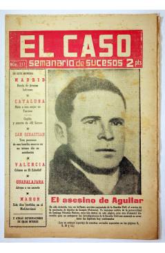 Cubierta de EL CASO. SEMANARIO DE SUCESOS 317. 31 DE MAYO DE 1958 (Vvaa) Prensa Castellana 1958
