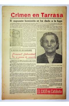 Contracubierta de EL CASO. SEMANARIO DE SUCESOS 317. 31 DE MAYO DE 1958 (Vvaa) Prensa Castellana 1958