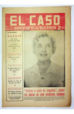Cubierta de EL CASO. SEMANARIO DE SUCESOS 320. 21 DE JUNIO DE 1958 (Vvaa) Prensa Castellana 1958