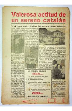 Contracubierta de EL CASO. SEMANARIO DE SUCESOS 321. 28 DE JUNIO DE 1958 (Vvaa) Prensa Castellana 1958