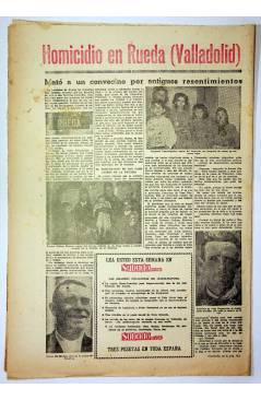 Contracubierta de EL CASO. SEMANARIO DE SUCESOS 328. 16 DE AGOSTO DE 1958 (Vvaa) Prensa Castellana 1958
