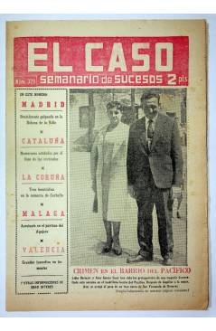 Cubierta de EL CASO. SEMANARIO DE SUCESOS 329. 23 DE AGOSTO DE 1958 (Vvaa) Prensa Castellana 1958