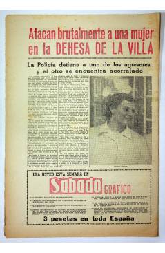 Contracubierta de EL CASO. SEMANARIO DE SUCESOS 329. 23 DE AGOSTO DE 1958 (Vvaa) Prensa Castellana 1958
