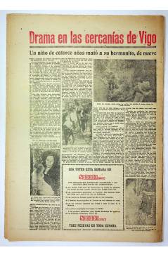 Contracubierta de EL CASO. SEMANARIO DE SUCESOS 331. 6 DE SEPTIEMBRE DE 1958 (Vvaa) Prensa Castellana 1958