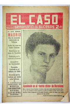 Cubierta de EL CASO. SEMANARIO DE SUCESOS 332. 13 DE SEPTIEMBRE DE 1958 (Vvaa) Prensa Castellana 1958