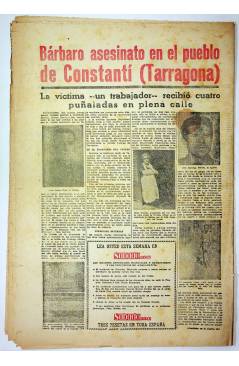 Contracubierta de EL CASO. SEMANARIO DE SUCESOS 333. 20 DE SEPTIEMBRE DE 1958 (Vvaa) Prensa Castellana 1958