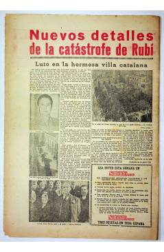 Contracubierta de EL CASO. SEMANARIO DE SUCESOS 335. 4 DE OCTUBRE DE 1958 (Vvaa) Prensa Castellana 1958