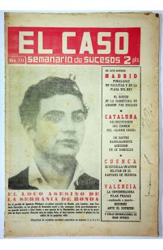 Cubierta de EL CASO. SEMANARIO DE SUCESOS 336. 11 DE OCTUBRE DE 1958 (Vvaa) Prensa Castellana 1958