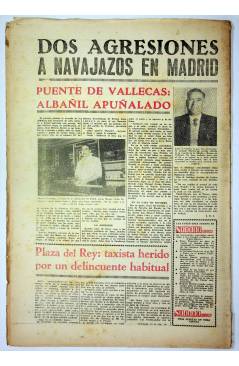 Contracubierta de EL CASO. SEMANARIO DE SUCESOS 336. 11 DE OCTUBRE DE 1958 (Vvaa) Prensa Castellana 1958