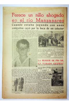 Contracubierta de EL CASO. SEMANARIO DE SUCESOS 337. 18 DE OCTUBRE DE 1958 (Vvaa) Prensa Castellana 1958