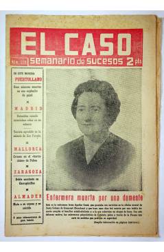 Cubierta de EL CASO. SEMANARIO DE SUCESOS 338. 25 DE OCTUBRE DE 1958 (Vvaa) Prensa Castellana 1958