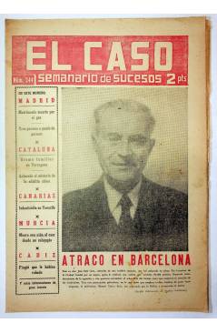 Cubierta de EL CASO. SEMANARIO DE SUCESOS 344. 6 DE DICIEMBRE DE 1958 (Vvaa) Prensa Castellana 1958
