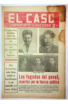 Cubierta de EL CASO. SEMANARIO DE SUCESOS 345. 13 DE DICIEMBRE DE 1958 (Vvaa) Prensa Castellana 1958