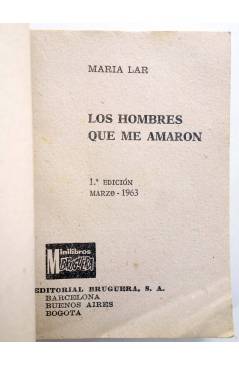 Muestra 1 de MINILIBROS BRUGUERA SERIE ROSA 13. LOS HOMBRES QUE ME AMARON (María Lar) Bruguera Bolsilibros 1963