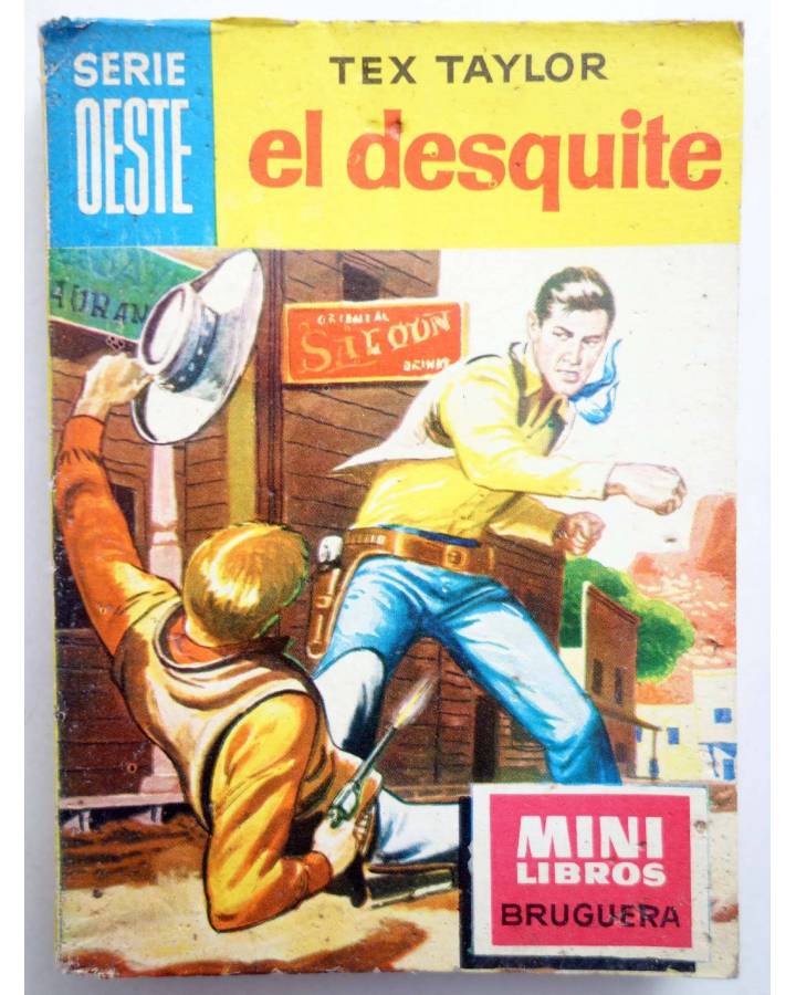 Cubierta de MINILIBROS BRUGUERA SERIE OESTE 55. EL DESQUITE (Fidel Prado) Bruguera Bolsilibros 1962