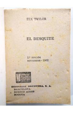 Muestra 1 de MINILIBROS BRUGUERA SERIE OESTE 55. EL DESQUITE (Fidel Prado) Bruguera Bolsilibros 1962