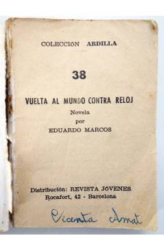 Muestra 1 de COLECCIÓN ARDILLA 38. VUELTA AL MUNDO CONTRA RELOJ (Eduardo Marcos) Librería Salesiana Circa 1958