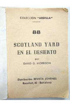Muestra 2 de COLECCIÓN ARDILLA 88. SCOTLAND YARD EN EL DESIERTO (David G. Morrison) Librería Salesiana 1958