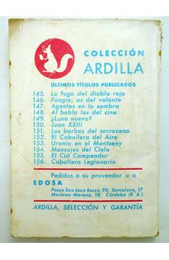 Contracubierta de COLECCIÓN ARDILLA 149. ¿LUNA NUEVA? (Victor M. Amella) Librería Salesiana 1961