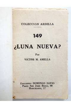 Muestra 1 de COLECCIÓN ARDILLA 149. ¿LUNA NUEVA? (Victor M. Amella) Librería Salesiana 1961