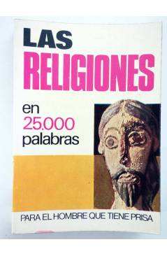 Cubierta de EN 25.000 PALABRAS PARA EL HOMBRE QUE TIENE PRISA 5. LAS RELIGIONES (R. Coppel) Bruguera Bolsilibros 1973