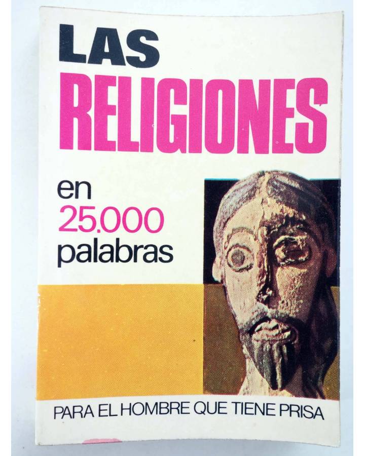 Cubierta de EN 25.000 PALABRAS PARA EL HOMBRE QUE TIENE PRISA 5. LAS RELIGIONES (R. Coppel) Bruguera Bolsilibros 1973
