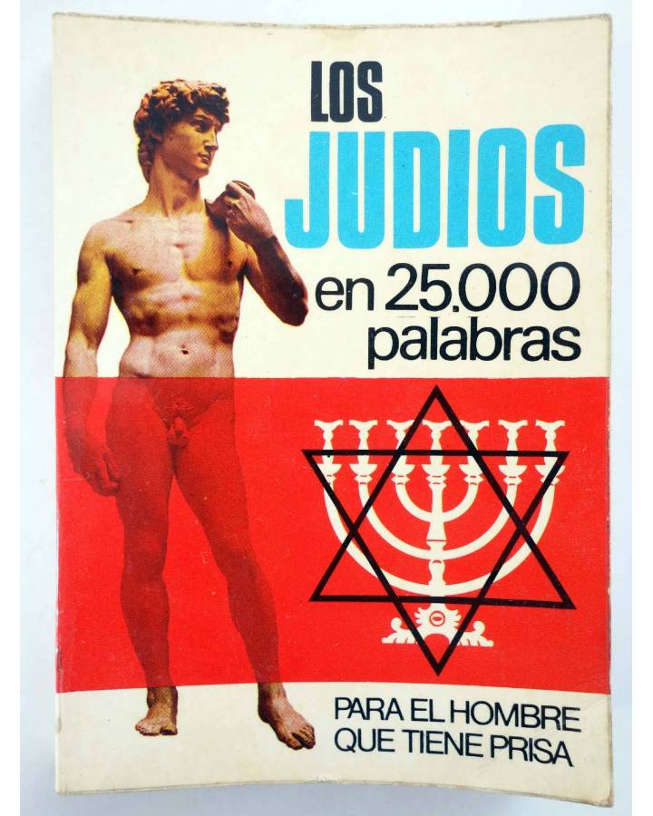 Cubierta de EN 25.000 PALABRAS PARA EL HOMBRE QUE TIENE PRISA 14. LOS JUDÍOS (Jacob Al-Kubba) Bruguera Bolsilibros 1973