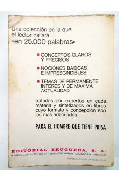 Contracubierta de EN 25.000 PALABRAS PARA EL HOMBRE QUE TIENE PRISA 70. HITLER (Alejo Ferrer) Bruguera Bolsilibros 1975