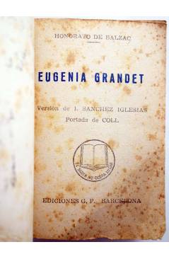 Muestra 1 de ENCICLOPEDIA PULGA GIGANTE 3. EUGENIA GRANDET (Honore De Balzac) G.P. Circa 1960